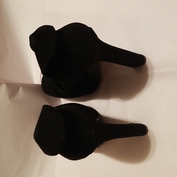 NIB Bottega Veneta Platform Pumps High Heels Black Suede size 40 - Picture 5 of 9